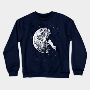 Astronaut The night has come Crewneck Sweatshirt